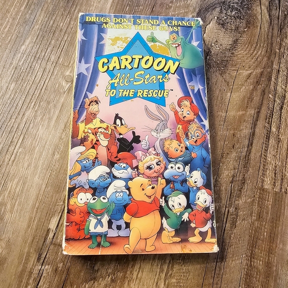 Cartoon All-Stars to the Rescue Vintage Rare McDonald's Anti-Drug VHS Tape